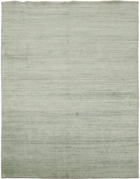 Minimalistic Laurel Green Gabbeh Rug for Modern Touch 9'x12'
