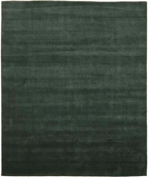 Luxury Deep Green Rug for Chic Living Spaces 8'x10'