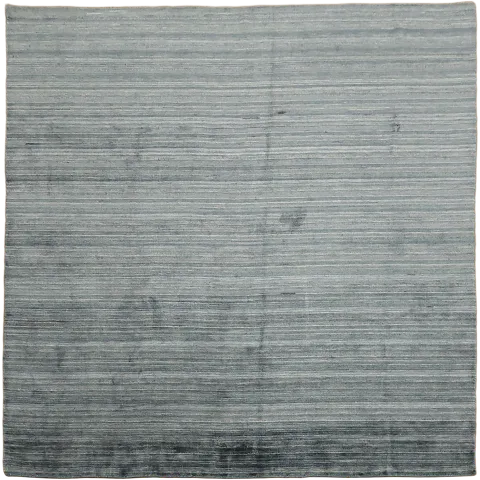 Minimalist Blue Square Gabbeh Rug with Texture for Modern Living Areas 8'x8'