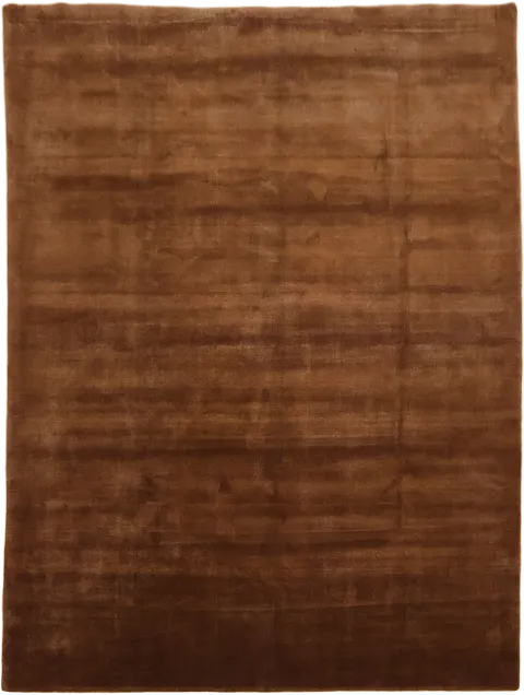 Warm and Inviting Modern Brown Gabbeh Area Rug Design 9'x12'