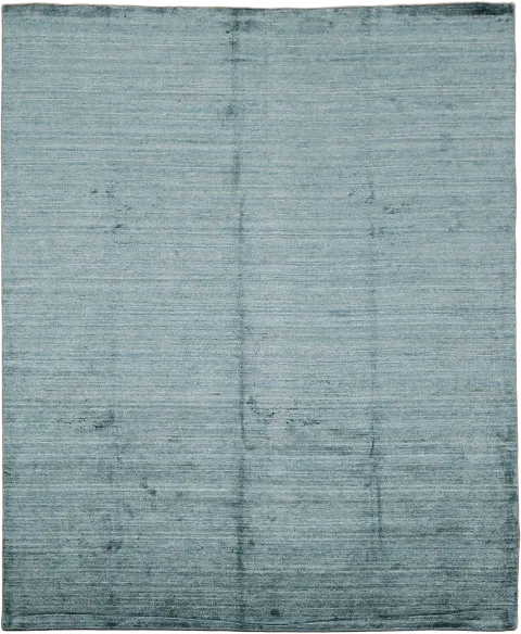 Calm Ocean Hues Modern Handwoven Gabbeh Area Rug for Tranquil Spaces 9'x12'