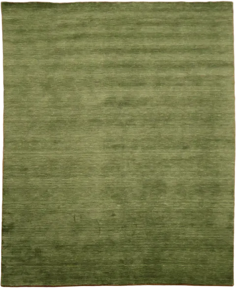 Luxurious Green Gabbeh Hand-made wool Rug for a Serene and Natural Look 8'x10'