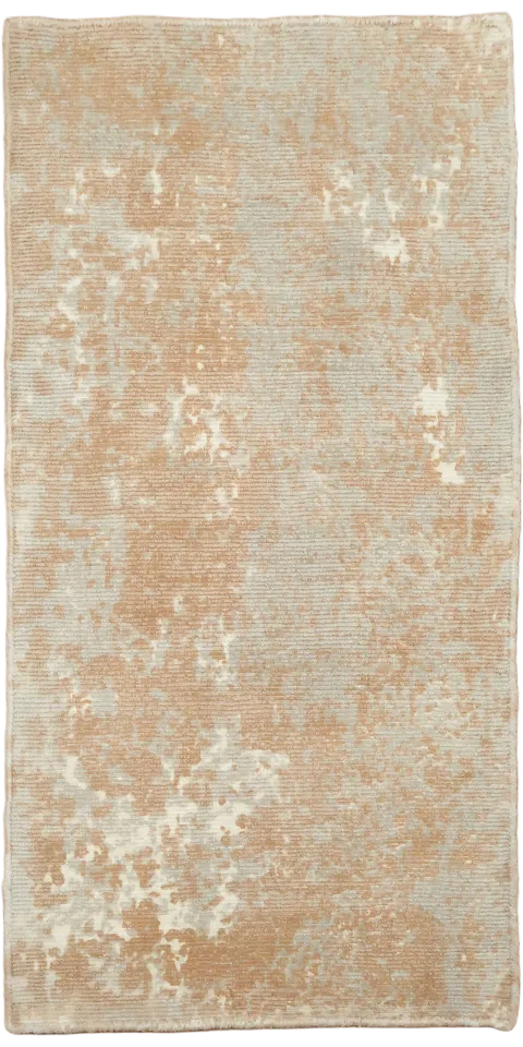 Modern Abstract Rug in Earth Tones 2x4
