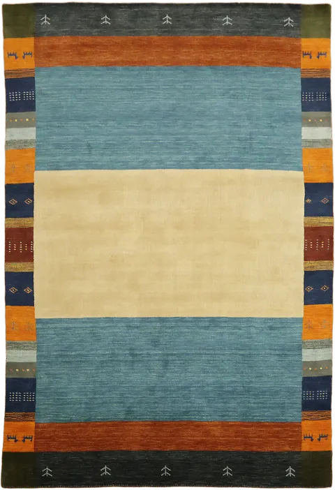 Modern Multicolor Area Rug with Southwestern Inspired Patterns 7'x10'