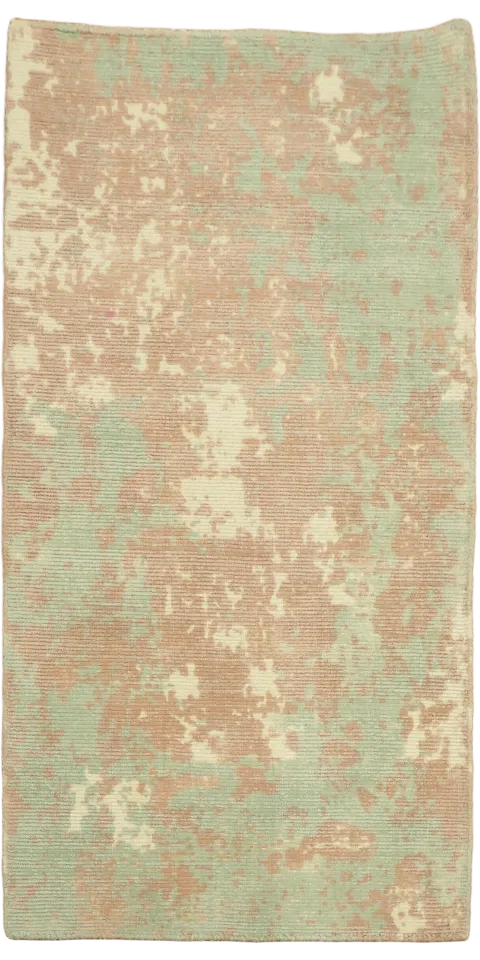 Muted Earth Tones Rug Perfect for Tranquil Spaces 2'x4'