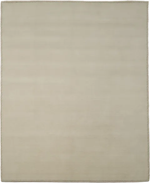 Classic Beige Hand-Knotted Gabbeh Area Rug 8x10