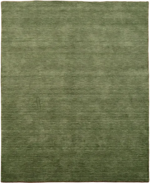 Luxurious Green Hand-Knotted Gabbeh Area Rug 8x10