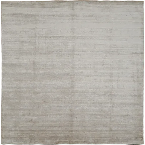 Contemporary Hand-Knotted Grey Gabbeh Square Rug 8x8