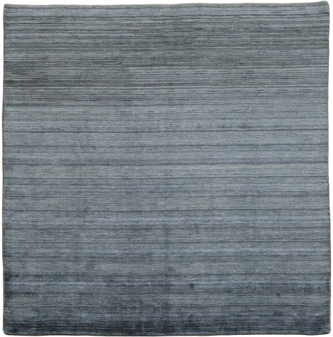 Elegant Gray Textured Gabbeh Square Rug for Contemporary Living Spaces 8x8