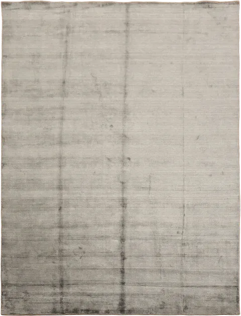 Silver Gabbeh Silk Area Rug 9x12