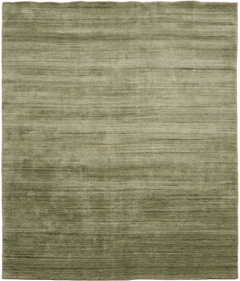 Luxurious Green Rug Perfect for Contemporary Interiors 7x8