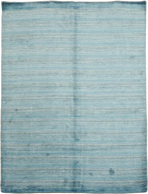 Sky Blue Gabbeh Area Rug 6x8