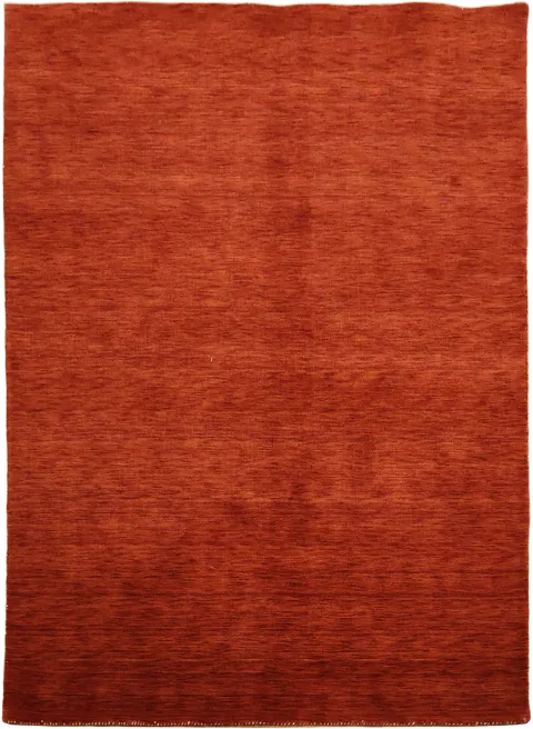 Luxurious Red Gabbeh Hand-Knotted Area Rug 6x8
