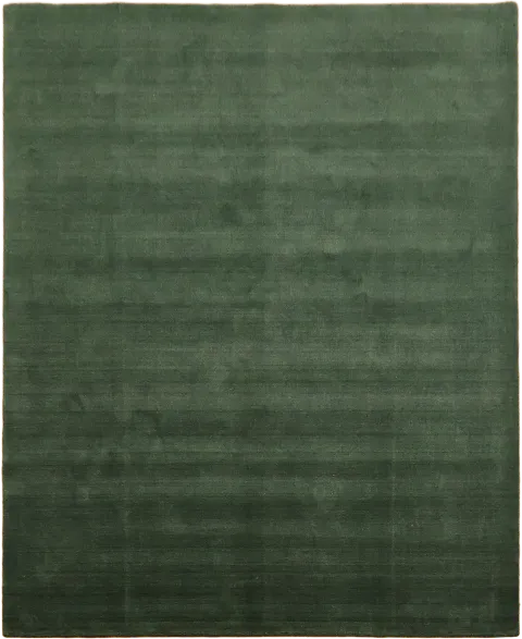 Deep Forest Green Gabbeh Area Rug for Elegant Interior Spaces 8x10