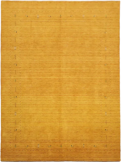 Vibrant Orange Color Large Gabbeh Oriental Area Rug 9x12
