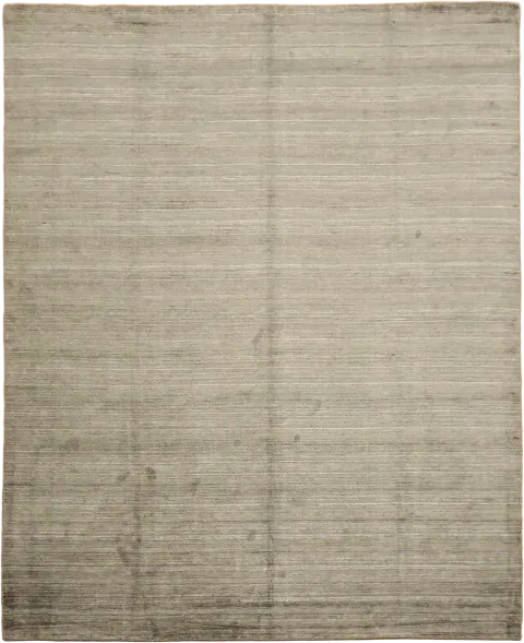 Gabbeh Silk Area Rug in Soft Grey Tones 10x12