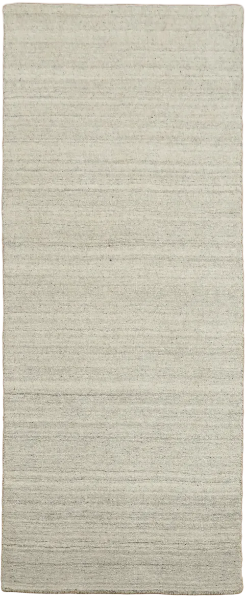 Calming Beige Gabbeh Runner Rug 2'x6'