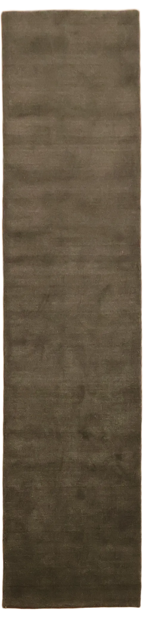 Rich Brown Gabbeh Runner Rug 3x12