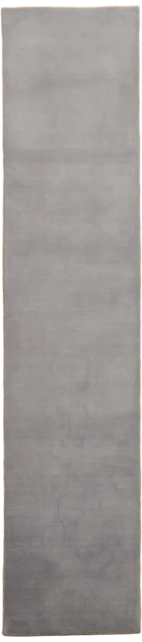 Modern Slate Gray Blue Runner Rug for Hallways 3x12 ft