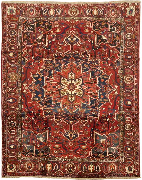Decorative Wool Bakhtiari Persian Area Rug 10x13