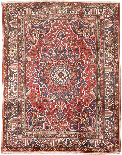 Bakhtiari Persian Area Rug 10x12