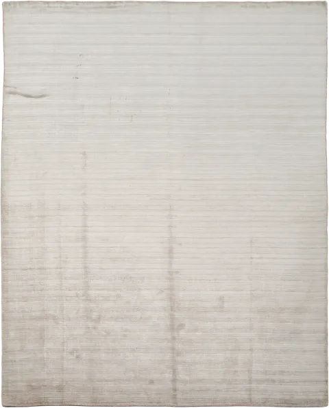 Neutral Ivory & Light Gray Striped Gabbeh Area Rug 10x12