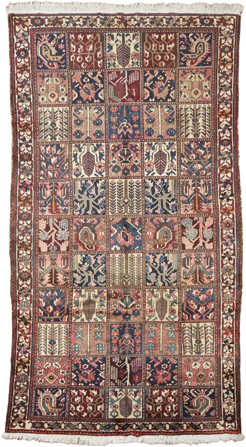 Wool Bakhtiari Persian Area Rug 5x10