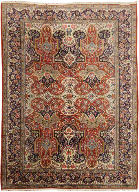 Kashan Persian Area Wool Rug 10x14