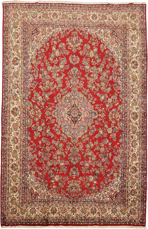 Sarouk Persian Large Wool Rug 11x17
