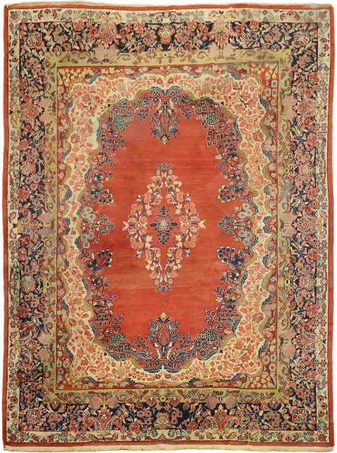 Mahal Persian Large Wool Rug 10X14