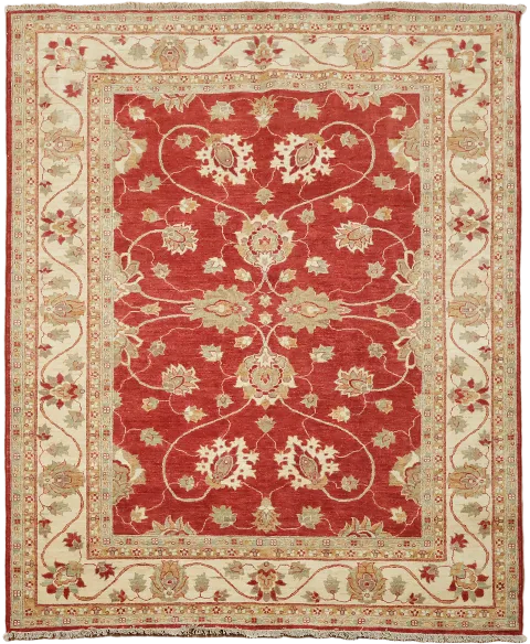 Peshawar Oriental Area Wool Rug 7x8