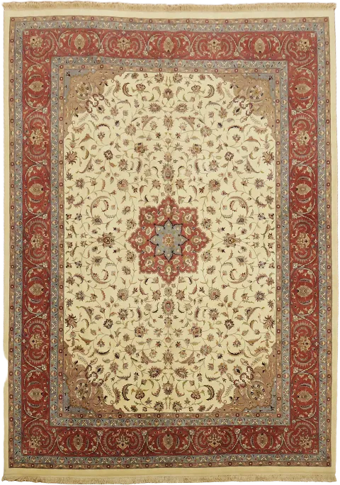 Kashan Persian Area Wool Rug 10x15
