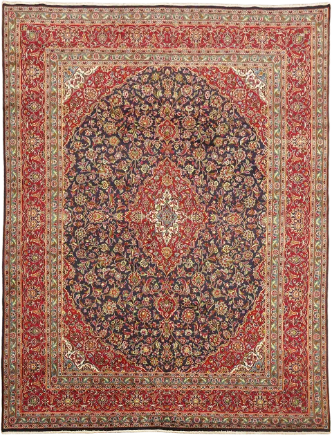 Kashmir Oriental Area Wool Rug 10x13