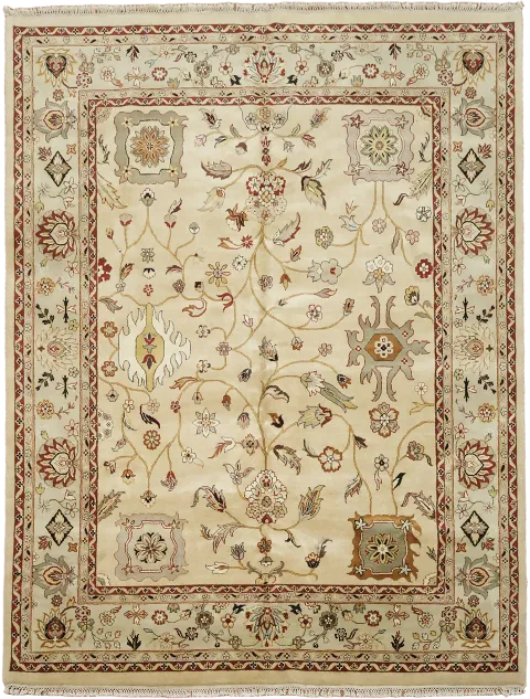 Agra Oriental Area Wool Rug 8x10