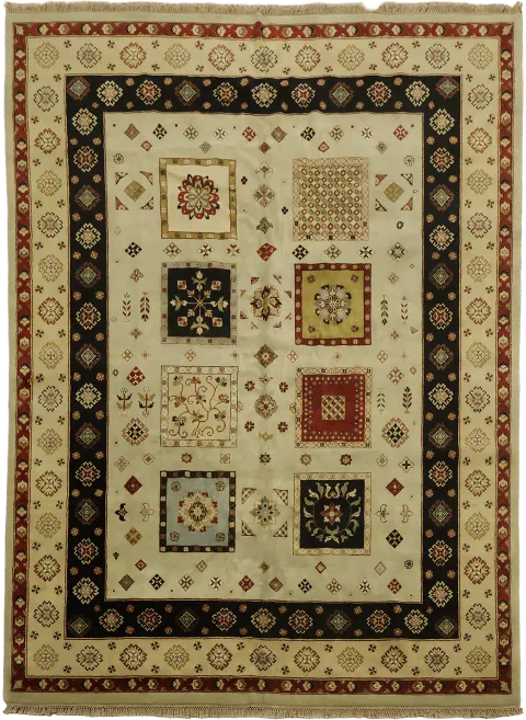 Agra Oriental Area Wool Rug 9x12
