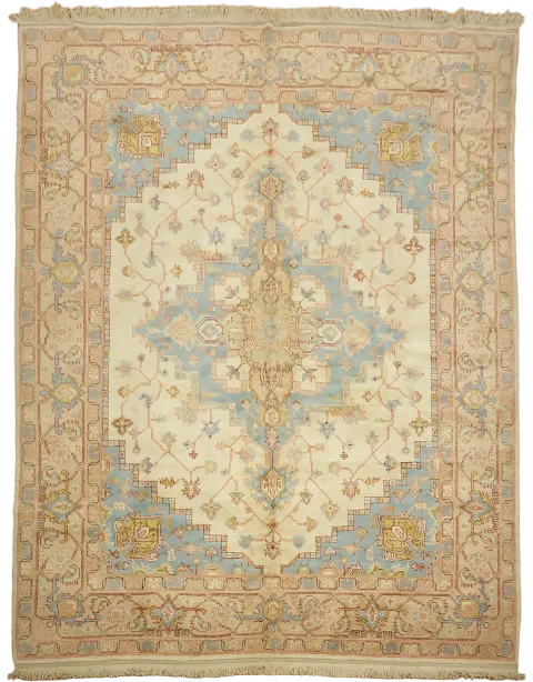Oushak Turkish Large Wool Rug 12x15