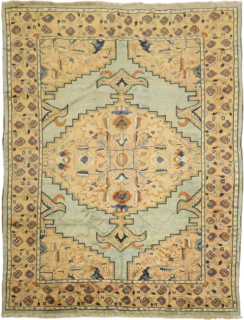 Heriz Serapi Oriental Area Wool Rug 9x12