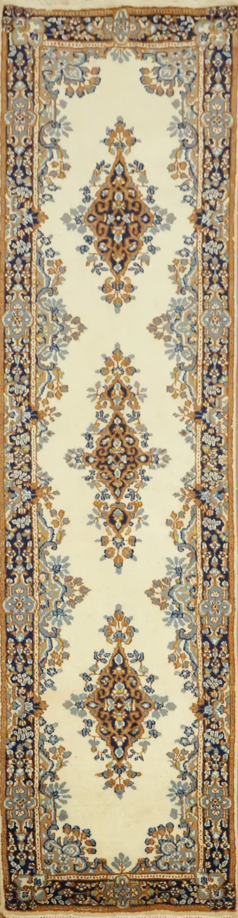 Kerman Persian Runner Wool Rug 3x10