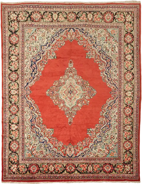 Mahal Oriental Large Wool Rug 11x14