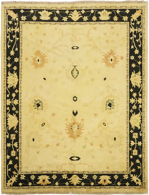 Agra Oriental Area Wool Rug 9x12