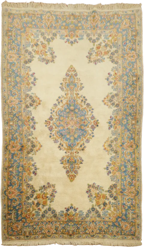 Kerman Persian Wool Rug 4x7