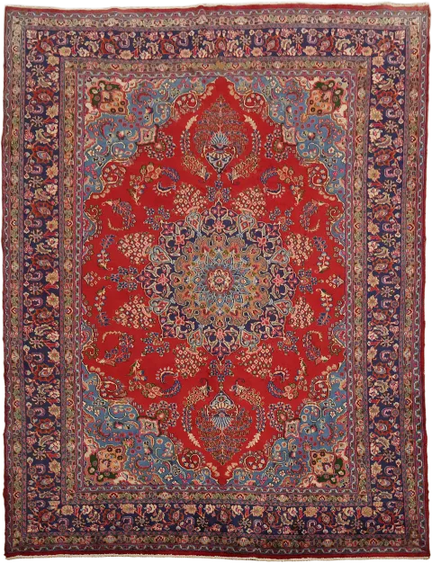 Mashad Persian Area Wool Rug 10x13