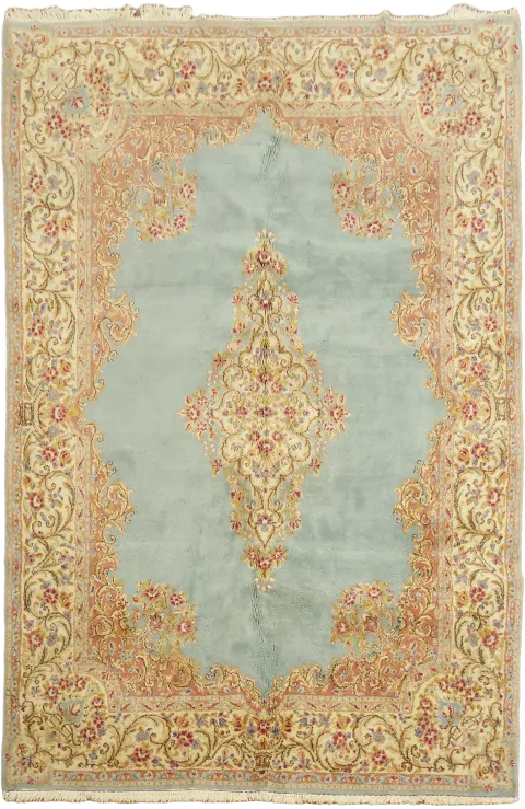 Kerman Persian Area Wool Rug 6x9