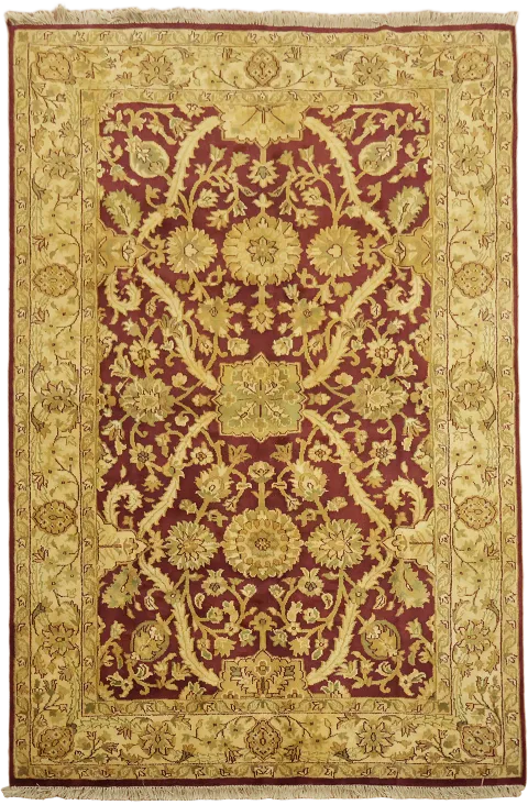 Agra Oriental Area Wool Rug 6x9
