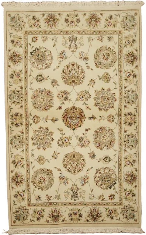 Top Quality Wool Tabriz Oriental Rug 4x6