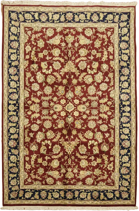 Tabriz Oriental Area Wool Rug 6x9