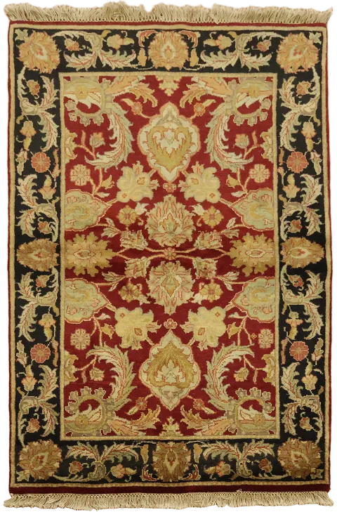 Agra Oriental Wool Rug 4x6