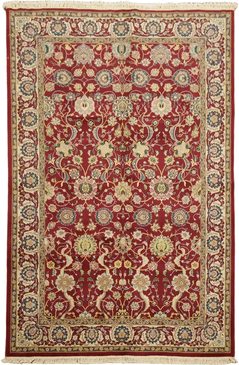 Tabriz Oriental Area Wool Rug 6x9