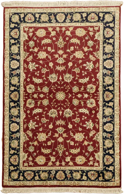Tabriz Oriental Wool Rug 4x6