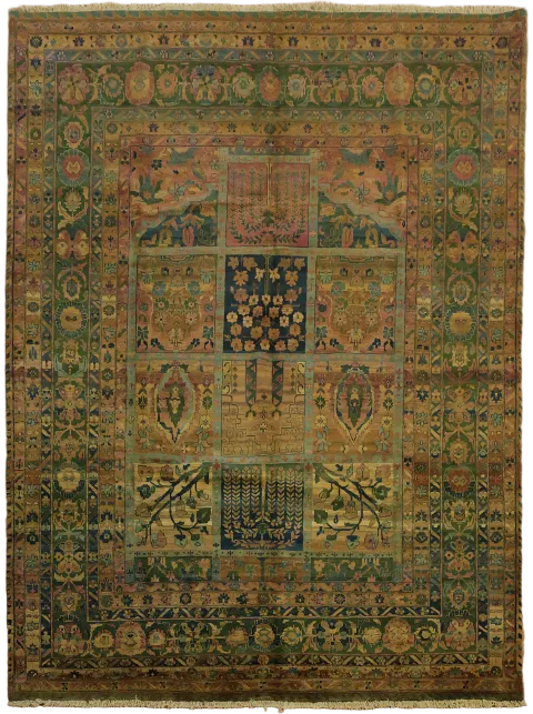 Agra Oriental Wool Area Rug 8x11